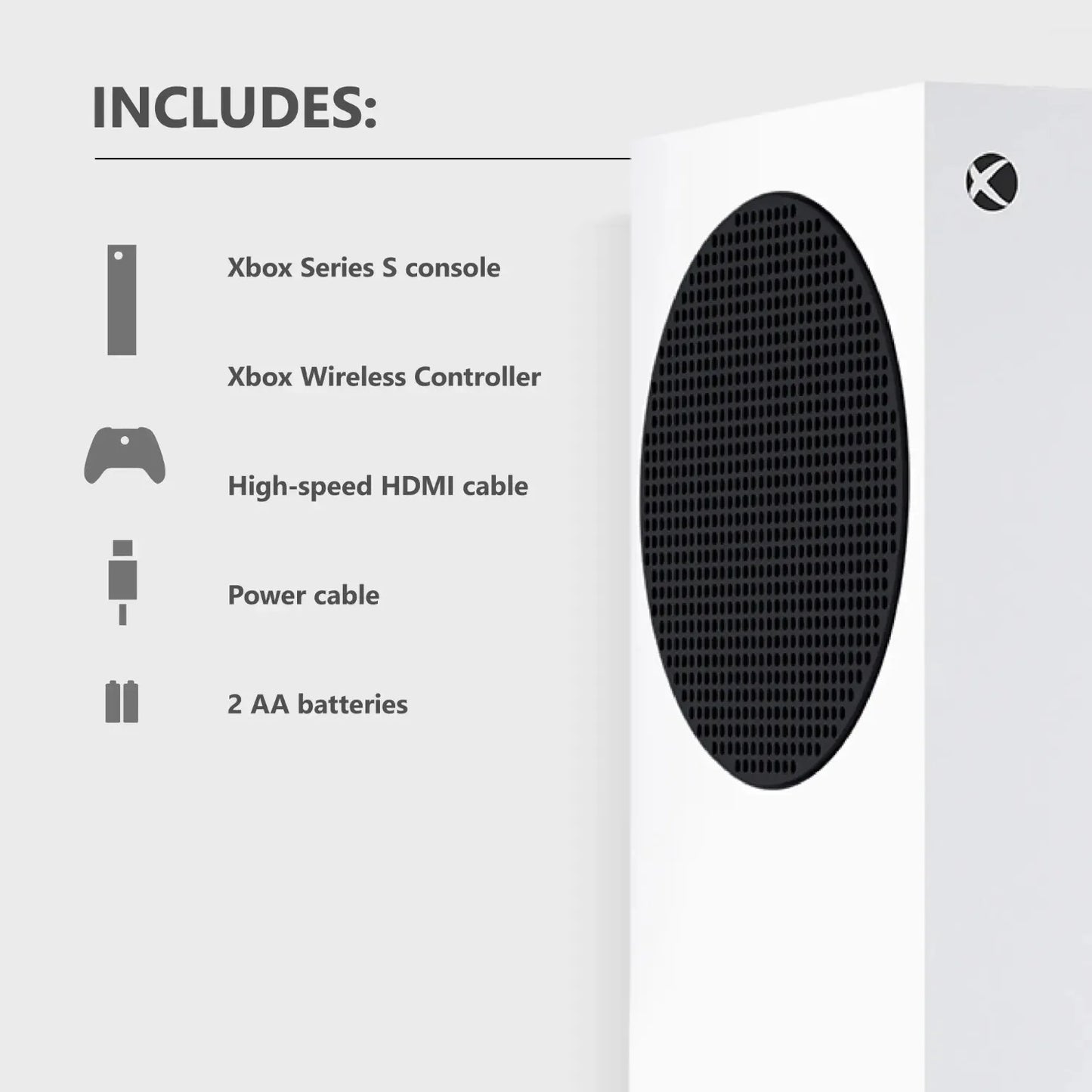 Microsoft Xbox Series S 512GB All-Digital Console (Disc-Free Gaming) – White, US Version