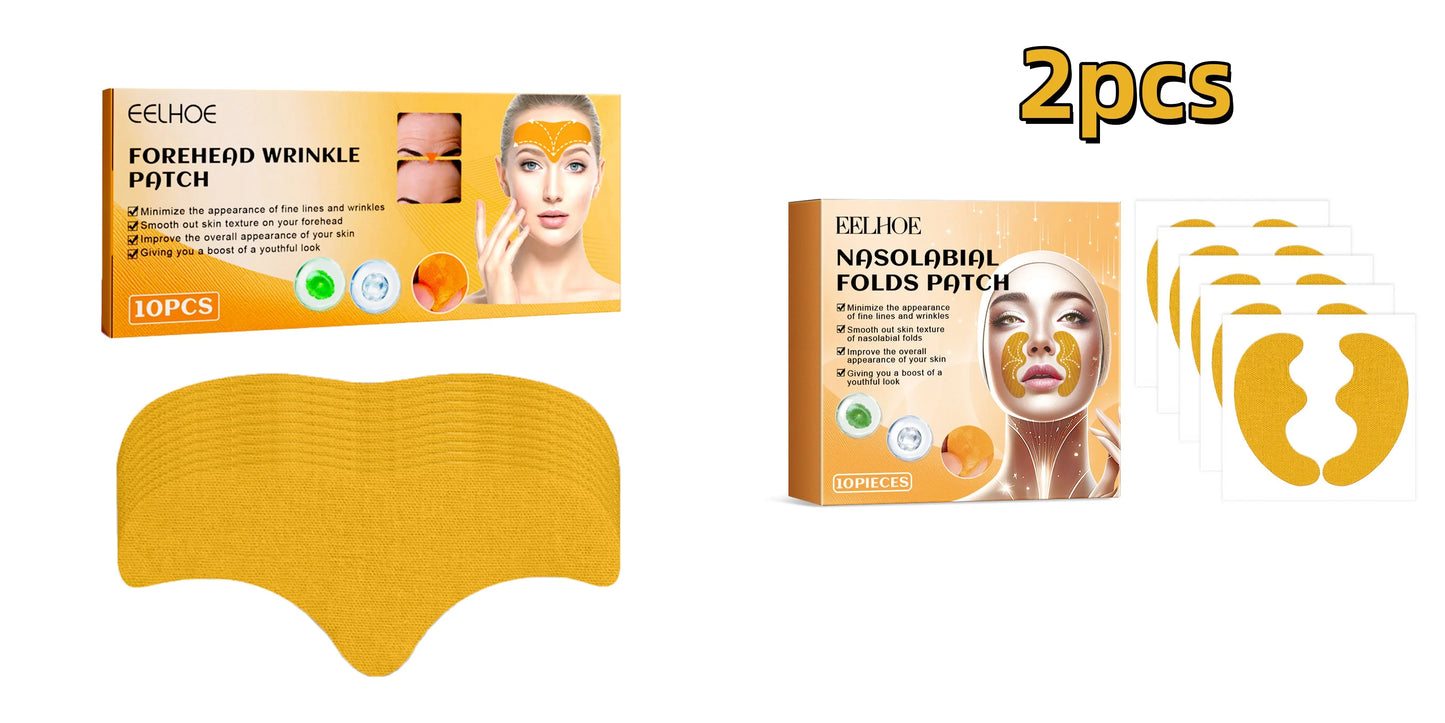 Eelhoe Wrinkle Lifting Patch Fades Fine Lines Legal Wrinkles Softing Smoothing Facial Skin Hydrating  Moisturizing Patch 10pcs