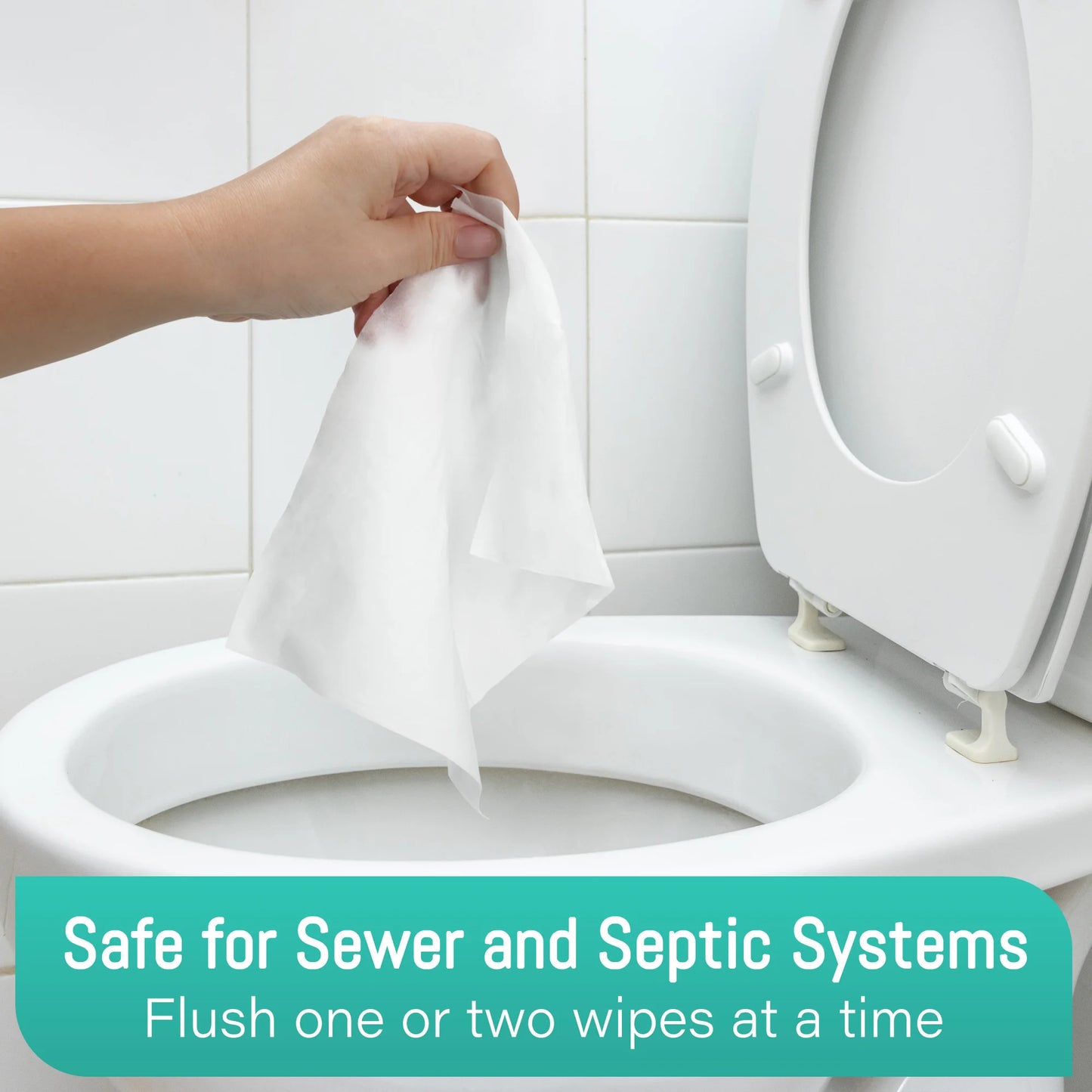 6 Packs x 48 Ct, 288 Wipes Flushable Wet Wipes For Home Outdoor Use, Thickened Butt Wipes,