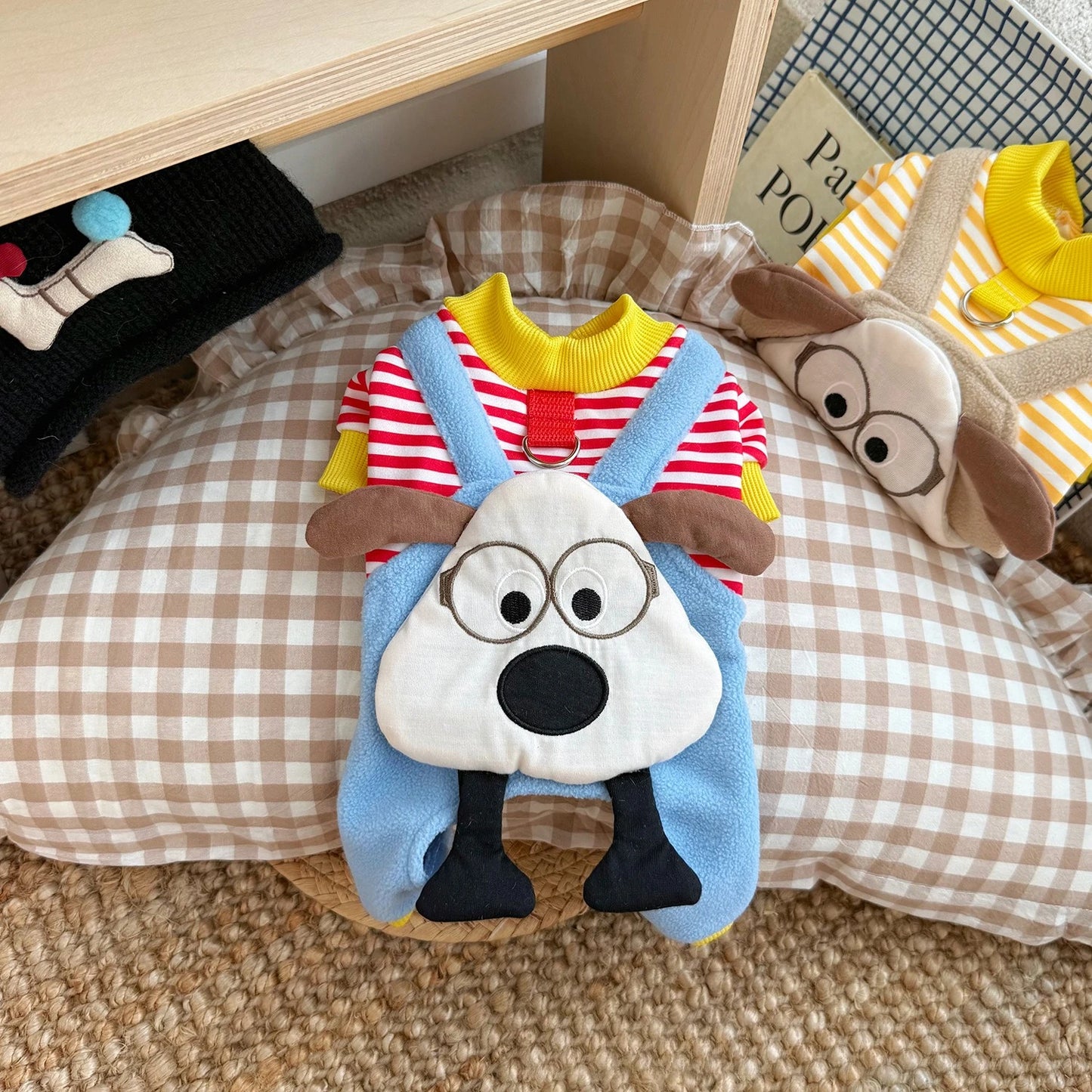 Autumn Winter Warm Dog Jumpsuits Dog Hoodies Pet Warm Coat for Small Medium Dog Fleece Soft Sweater Puppy French Bulldog Clothes