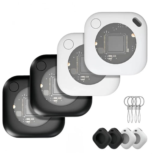 2025 New Air Tags-4 Pack,Bluetooth Tracke Work with Apple Find My(iOS Only), Smart Tag Item Finders for Key, Luggage, Backpack,