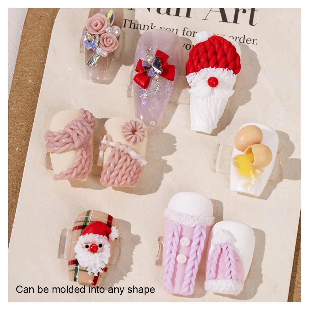 Nail Art UV Plasticine Gel for Nails DIY Carve Patterns 3D Plasticity Gel Acrylic Carving Flowers Accessories for Manicure Tools