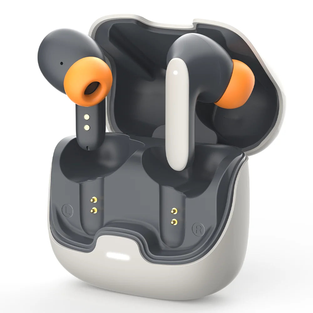 Bluetooth 5.4 TWS Wireless Bluetooth Earphones Ultra-low Latency Dual Microphone ENC Noise Cancelling in Ear Bluetooth Earphones