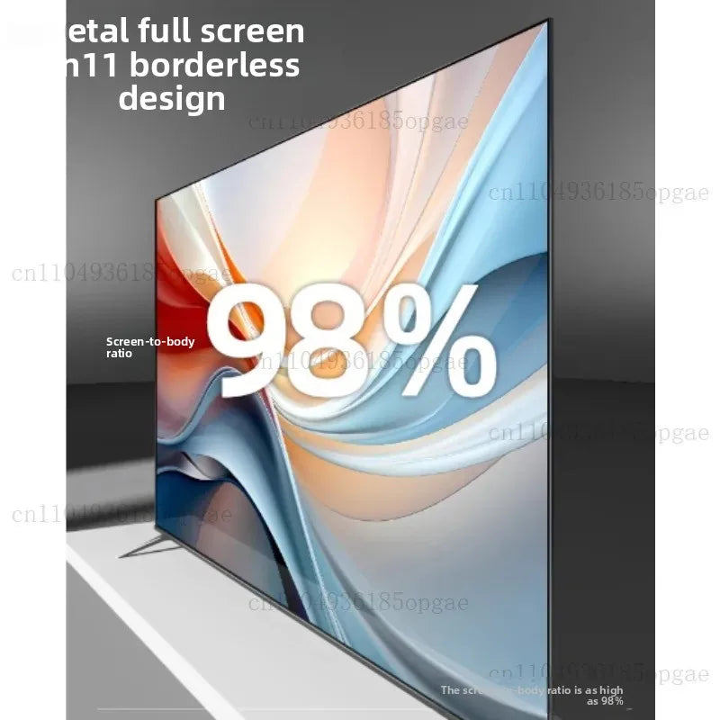Frameless TV 100 Inch 110 120 Smart Network 85WIFI 75 HD 4K 65 LCD Large Screen