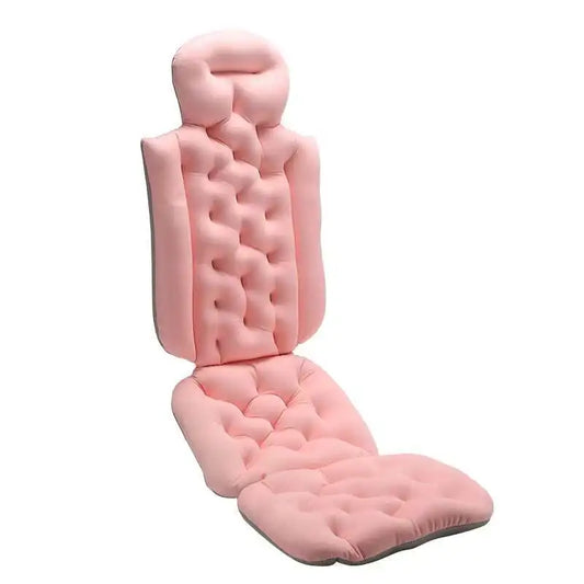 Full Body Bath Pillow for Bathtub Shower Tub Non-slip Suction Cups 3D Air Mesh Quick Drying Ergonomic Headrest Cushion