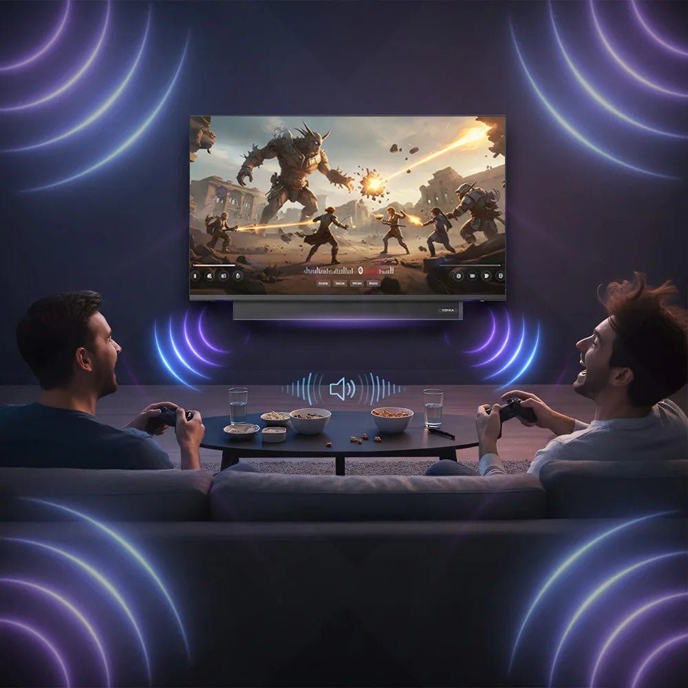 KONKA 32" Smart TV Tizen OS Powered By SAMSUNG Built-in 30W Soundbar HDR10 V-Max Display Theater Audio Dynamic Sound 1Y Warranty