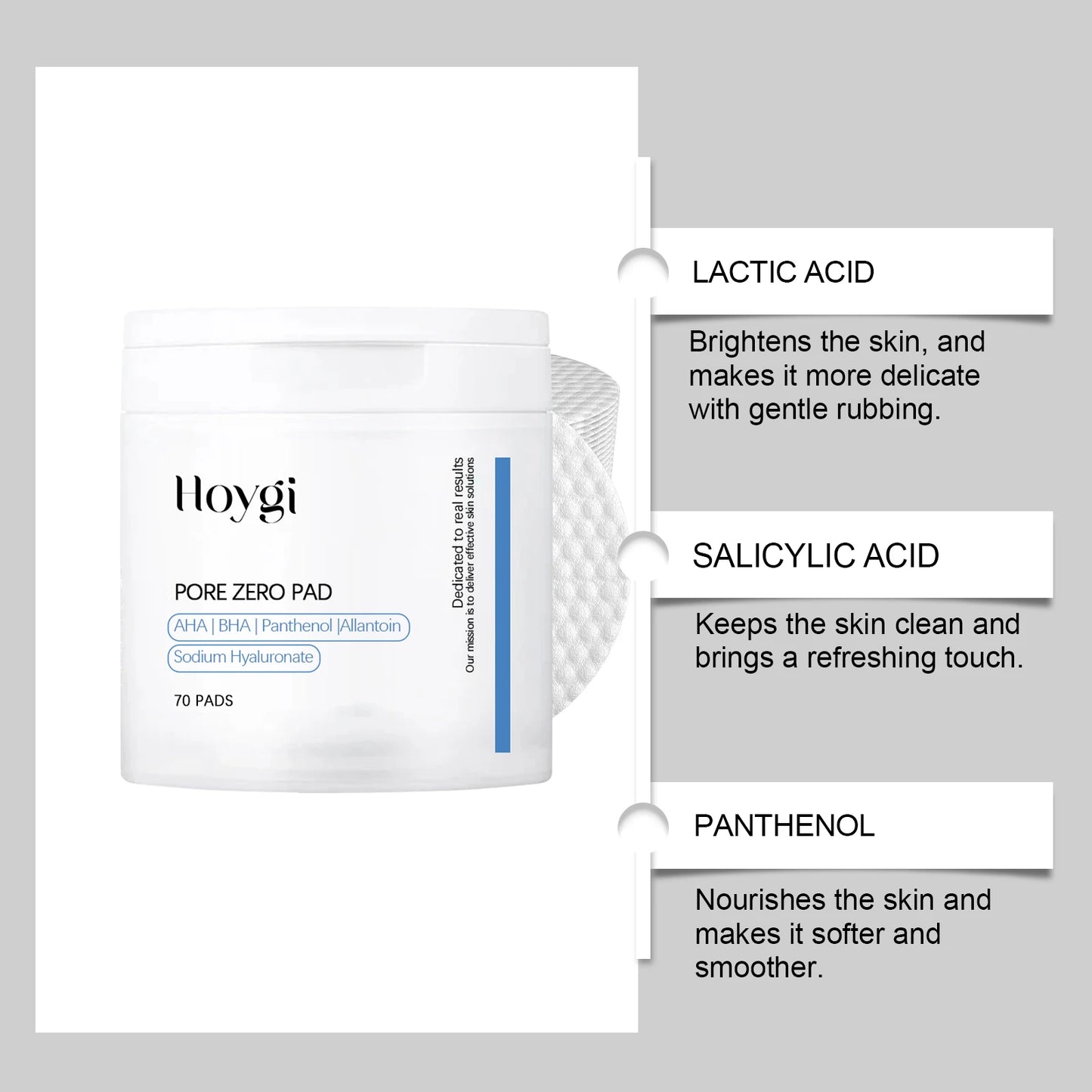 Turmeric Exfoliating Pads, Gentle Cleansing & Brightening Facial Treatment, Soothing Skin Care Discs