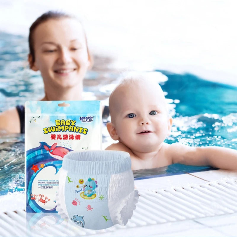 10PCS Diapers Baby Disposable Waterproof Infant Swimming Pants Maternal and Infant Products Health and Safety