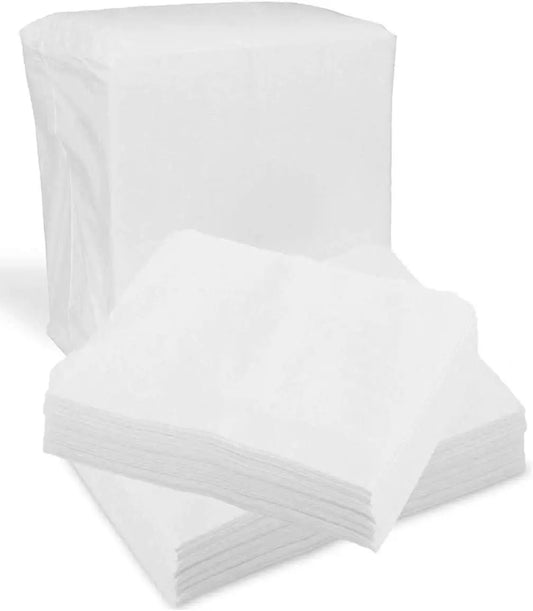 Disposable Dry Wipes, 500 Pack - Ultra Soft Non-Moistened Cloths for Adults, Incontinence, Baby Care, Makeup Removal