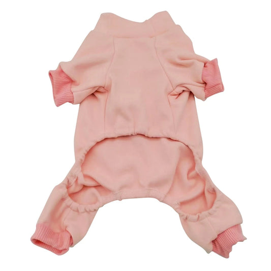 Soft Warm Dog Pajamas Long Sleeves Full Body Covered Pet Pajamas for Small Medium Large Dogs Clothes Pet Jumpsuits Dog Onesies