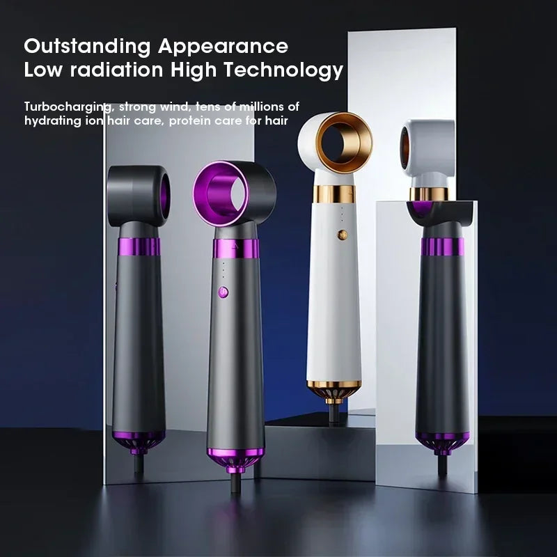 5 In 1 Electric Hair Dryer Hot Air Brush Multifunctional Hair Straightener Negative Ion Curler Blow Dryer Styling Set