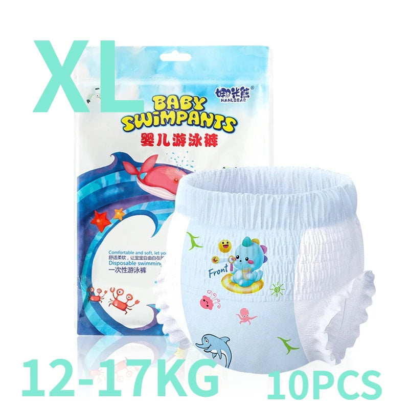 10PCS Diapers Baby Disposable Waterproof Infant Swimming Pants Maternal and Infant Products Health and Safety